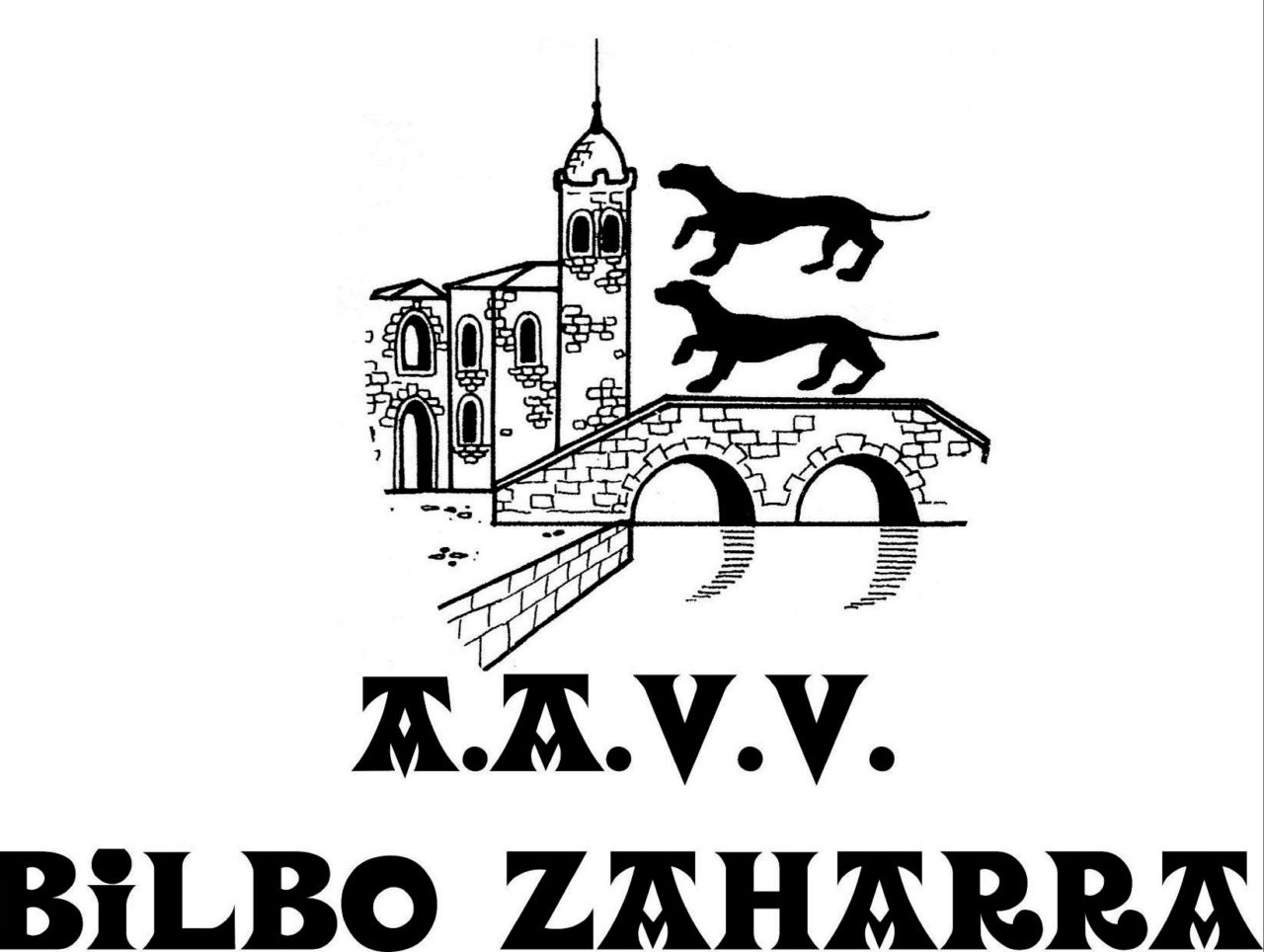 LOGO A.A.V.V.escala de grisesBilbo Zaharra