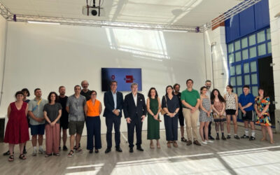 EL ALCALDE VISITA LOS ESTUDIOS DE BILBAOARTE DURANTE SUS JORNADAS DE PUERTAS ABIERTAS 2026
